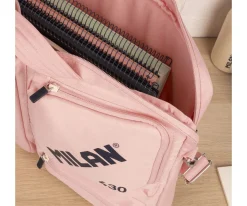Milan Maletín Portátil Escolar Colección 430 Since 1918 Rosa^ Mochilas Escolares