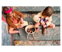 Niños Grapat Mandala Rainbow Flowers