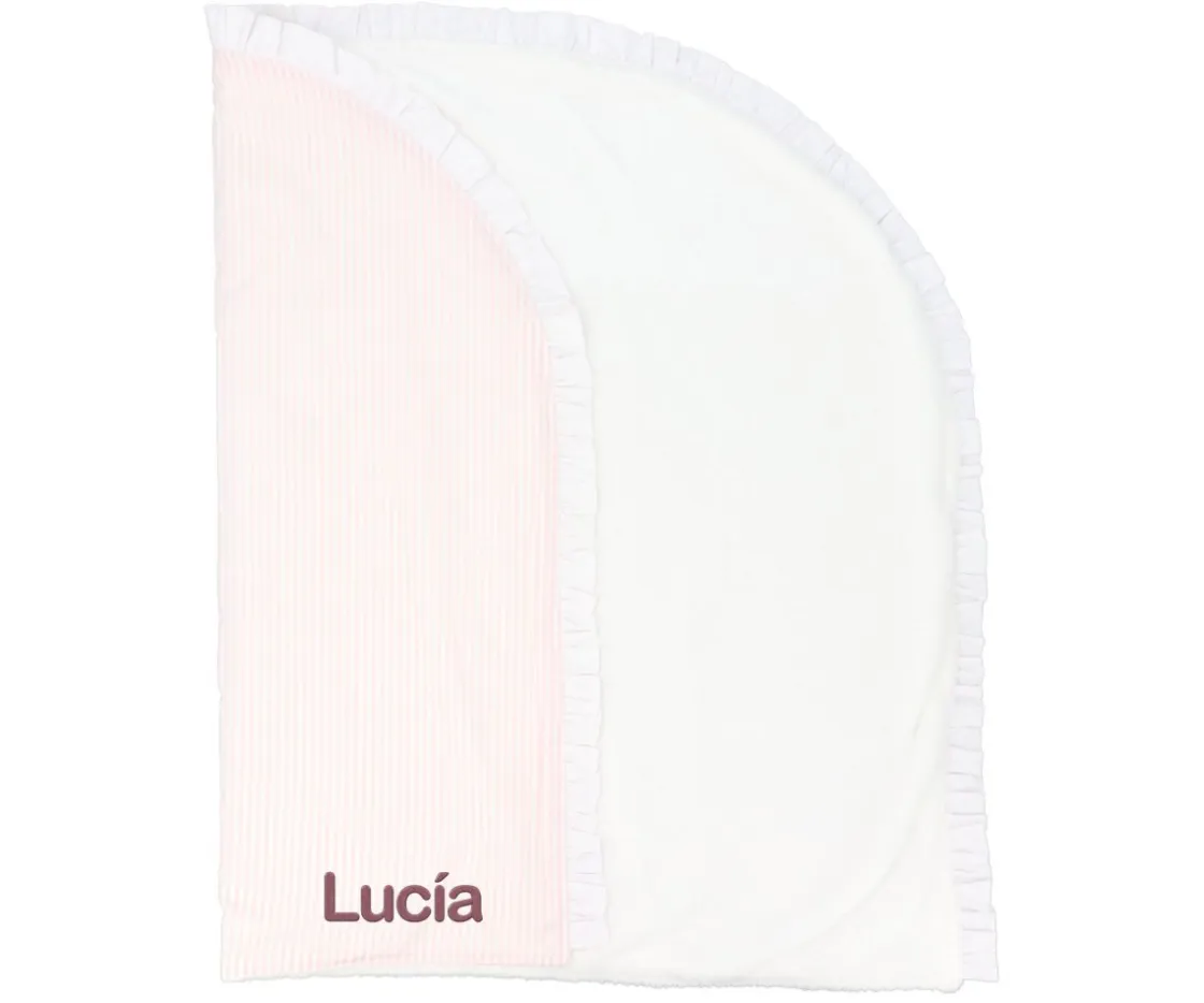 Cristina de Jos'h Manta Arrullo Dorset Rosa Personalizable^Niños Mantas