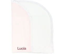 Cristina de Jos'h Manta Arrullo Dorset Rosa Personalizable^Niños Mantas
