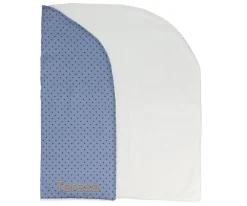 Cristina de Jos'h Manta Arrullo Mini Star Blue Personalizable^Niños Mantas