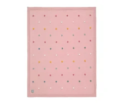 Lassig Manta Bebé Lunares Rosa^Niños Mantas