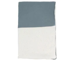 Cristina de Jos'h Manta Coralina Rainbow Dots Azul Personalizable^Niños Mantas