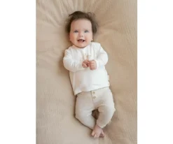 Niños Little Dutch Manta Juegos Beige