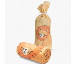 Niños Moñaditas Manta Super Suave León Personalizable
