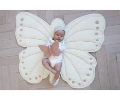 Cam Cam Manta-Colcha Mariposa White^ Ropa De Cuna Y Cama