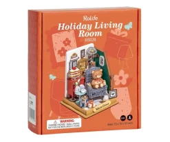 Niños Rolife Maqueta en Miniatura Holiday Living Room
