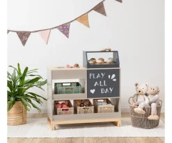 Niños Musterkind Mercado de Madera Vinca Gris Cálido/Natural