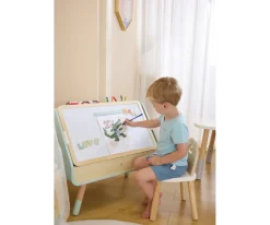 Niños Hape Mesa de Dibujo y Biblioteca 2 en 1