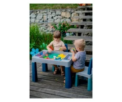 Teggi Mesa Multifunción Turquesa/Navy/Gris