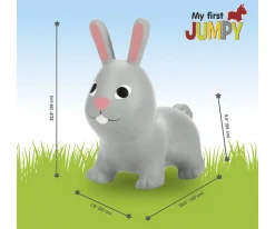 Niños Gerardo's Toys Mi Primer Jumpy Bunny Grey