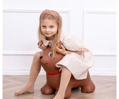 Niños Gerardo's Toys Mi primer Jumpy Dog Brown