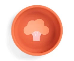 Done by Deer Mi Primera Vajilla de Silicona Papaya^ Vajilla Infantil