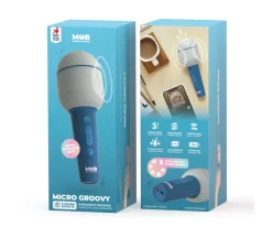 Niños MOB Micrófono Inalámbrico y Karaoke Micro Groovy Navy