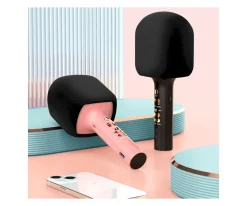 Niños MaXlife Micrófono Inalámbrico y Karaoke Negro