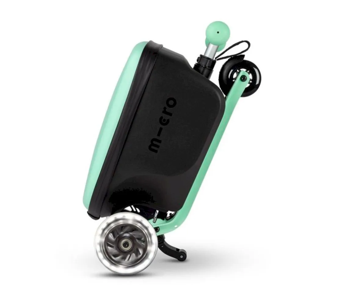 Niños Micro Luggage Junior Menta Led