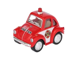 Niños Beetle Classical Mini Coche Bomberos Rojo