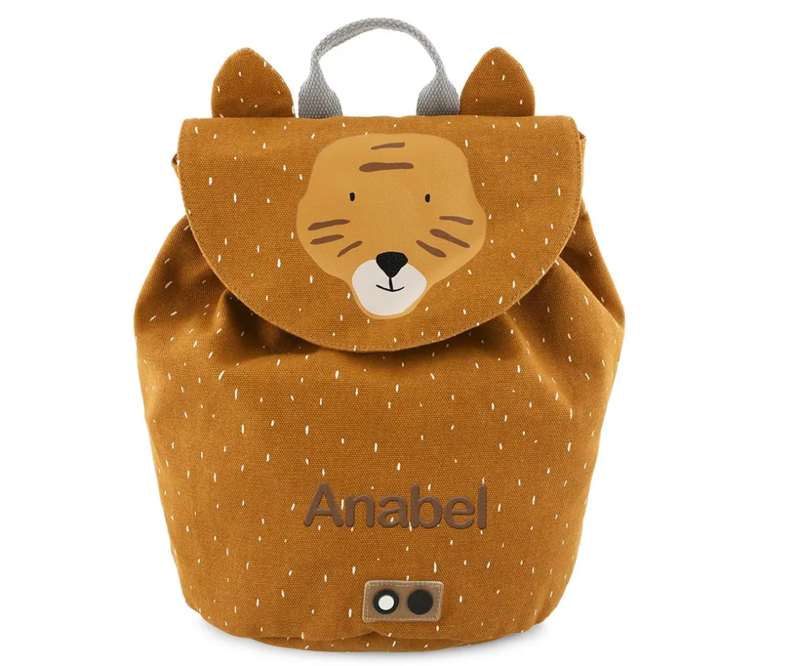 Trixie Mini Mochila Mr. Tiger con Llavero Personalizado^ Mochilas Preescolar