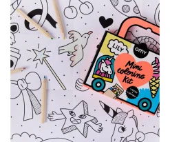Omy Mini Pocket Unicornio para Colorear^Niños Manualidades Para Niños