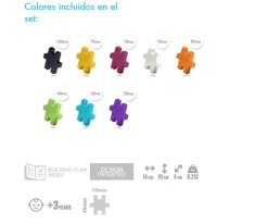 Niños Meli Minis Tematic 2 en 1 Arcoiris