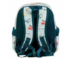 A Little Lovely Company Mochila con Bolsillo Térmico Vehicles^ Mochilas Preescolar