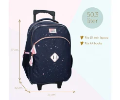 Kidzroom Mochila con Ruedas Milky Kiss Divine Days^ Mochilas Escolares
