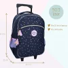 Kidzroom Mochila con Ruedas Milky Kiss Dotted Delight^ Mochilas Escolares