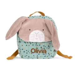Moulin Roty Mochila Conejo Verde Petits Lapins Personalizable^ Mochilas Preescolar