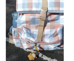 Fabelab Mochila Escolar Grande Cottage Blue Checks^ Mochilas Escolares