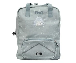 Trixie Mochila Escolar Grande Mr. Shark con Llavero Personalizado^ Mochilas Escolares