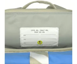 Lassig Mochila Escolar Mediana Rolltop Sunny Explorer Green / Blue^ Mochilas Escolares