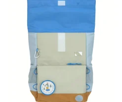 Lassig Mochila Escolar Mediana Rolltop Sunny Explorer Green / Blue^ Mochilas Escolares