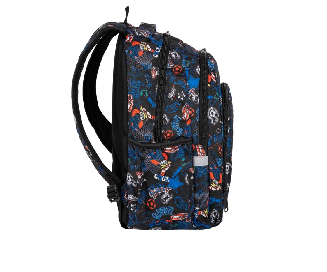 Coolpack Mochila Escolar Strike Rainbow Techno Graph^ Mochilas Escolares