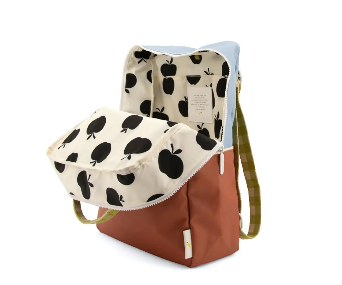 Sticky Lemon Mochila Grande Personalizable Better Together Colourblocking Badminton Blue + Leather Ball^ Mochilas Escolares