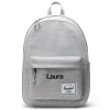 Herschel Mochila Classic Light Grey Crosshatch Personalizable