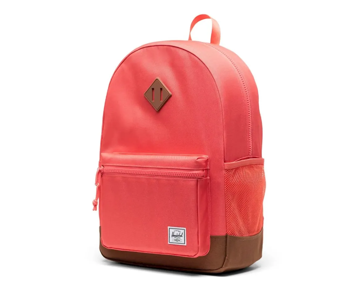 Herschel Mochila Heritage Youth Dubarry Saddle Brown Personalizable