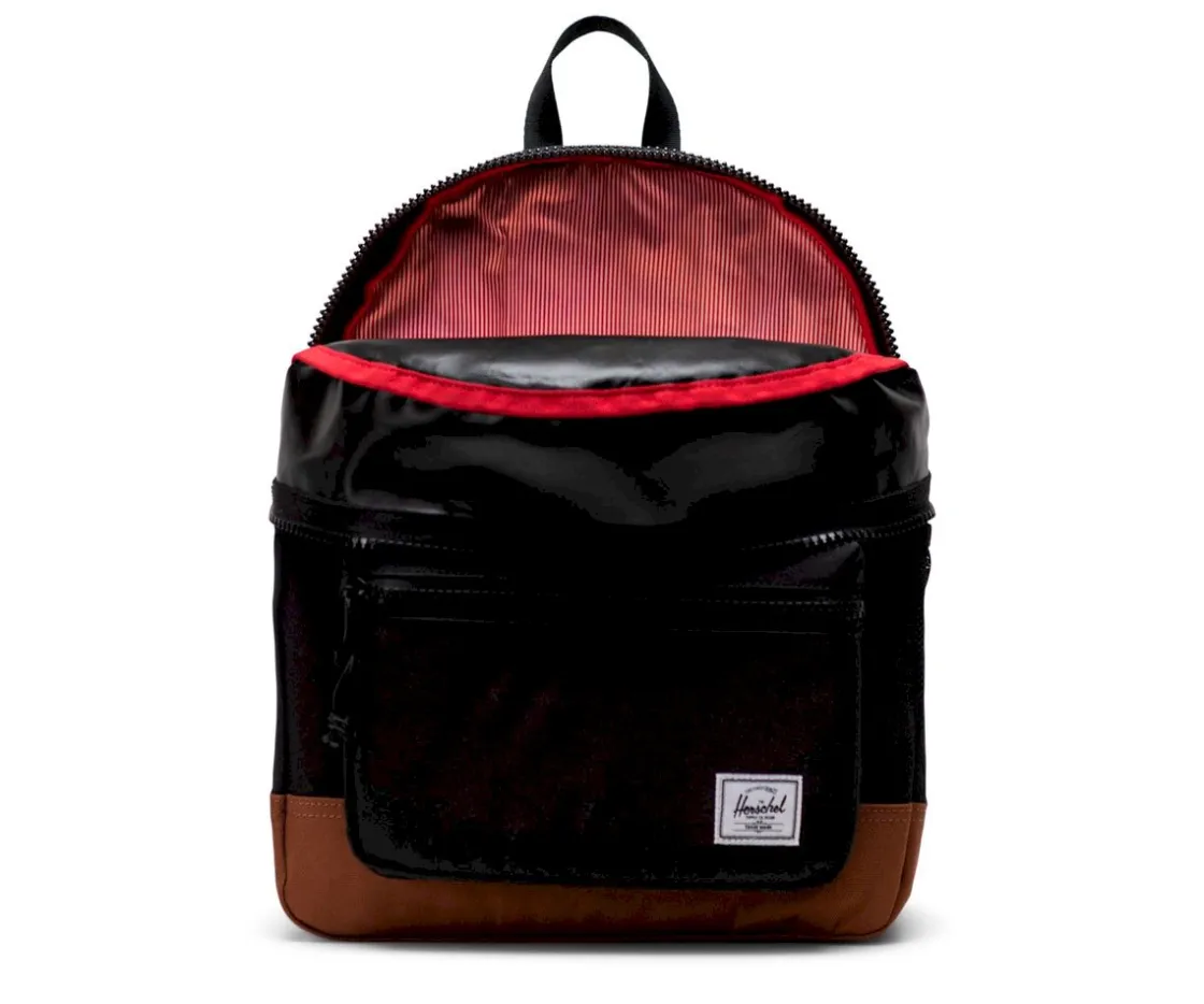 Herschel Mochila Heritage Youth Black Saddle Brown Personalizable