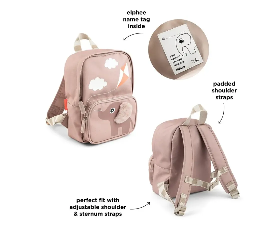 Done by Deer Mochila Infantil Canvas Elphee Powder Personalizable^ Mochilas Preescolar