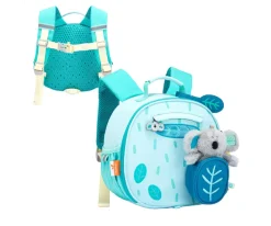 MiDeer Mochila Infantil con Monedero y Peluche Koala^ Mochilas Preescolar