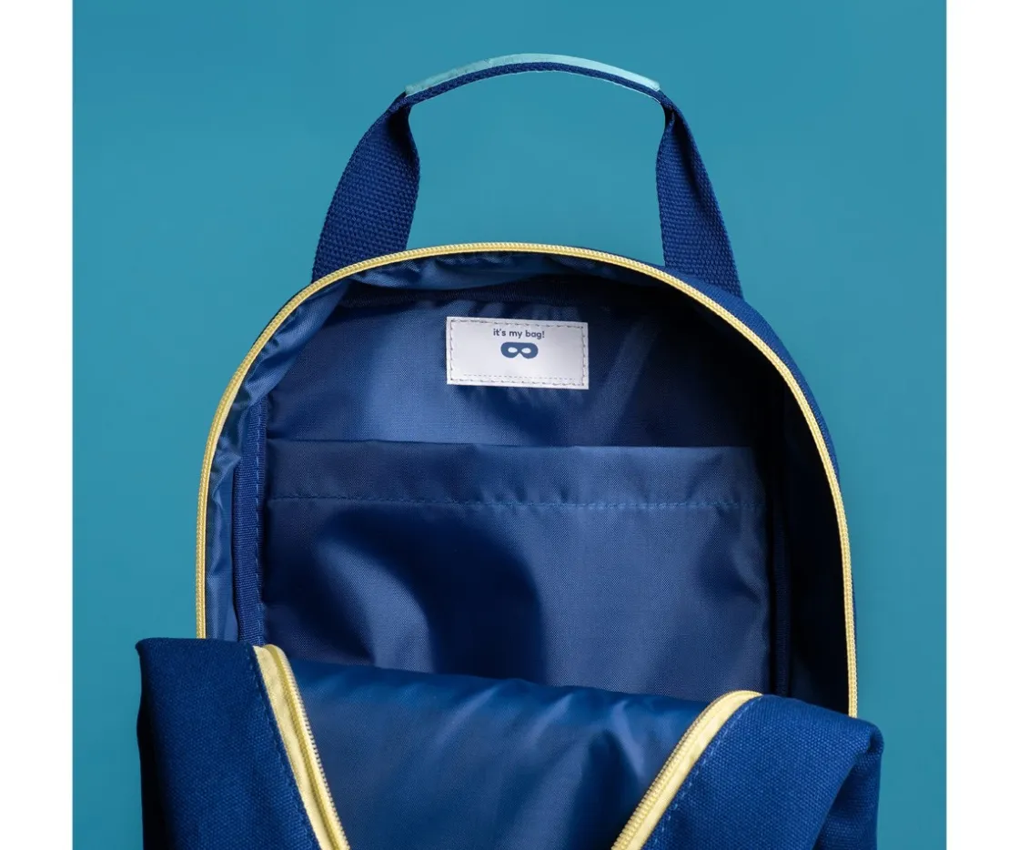 SUPER PETIT Mochila Infantil Ecofriendly Azure Billy Personalizable^ Mochilas Preescolar