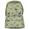 A Little Lovely Company Mochila Infantil Mini Dinosaurios Personalizable + Llavero T-Rex Regalo