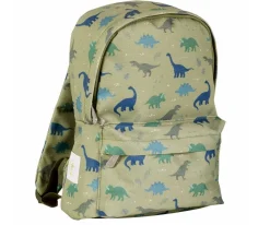 A Little Lovely Company Mochila Infantil Mini Dinosaurios Personalizable + Llavero T-Rex Regalo