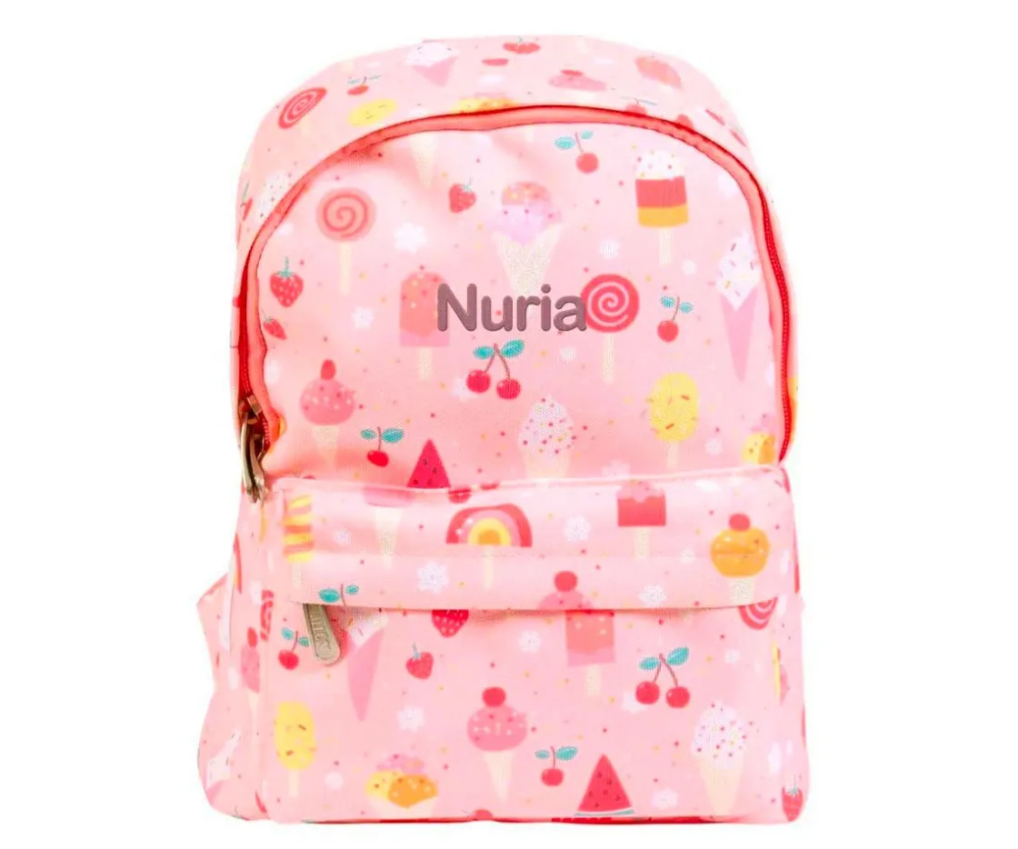 A Little Lovely Company Mochila Infantil Mini Ice-Cream Personalizable
