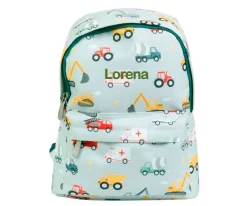 A Little Lovely Company Mochila Infantil Mini Vehicles Personalizable