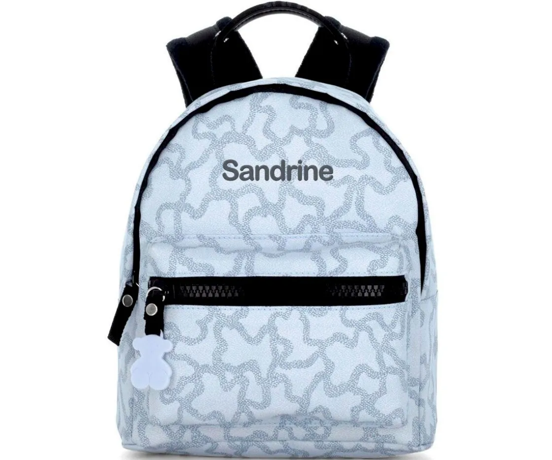 TOUS Mochila Infantil Kaos Celeste Personalizable