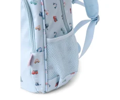 Tutete Mochila Mediana City Cars + Llavero Personalizable