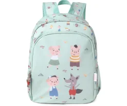 Tutete Mochila Mediana The Three Little Pigs + Llavero Personalizable^ Colecciones Vuelta Al Cole