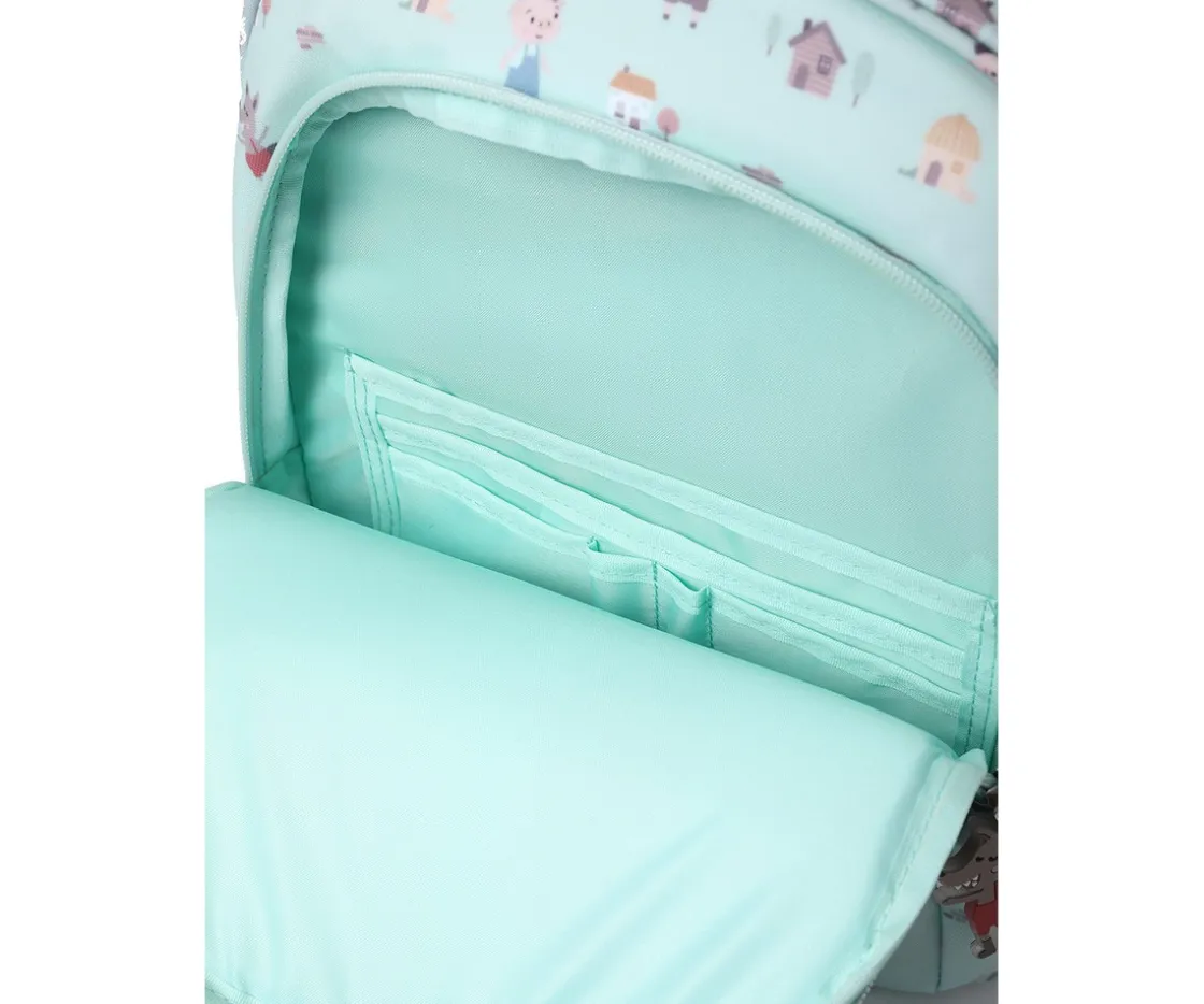 Tutete Mochila Mediana The Three Little Pigs + Llavero Personalizable^ Colecciones Vuelta Al Cole