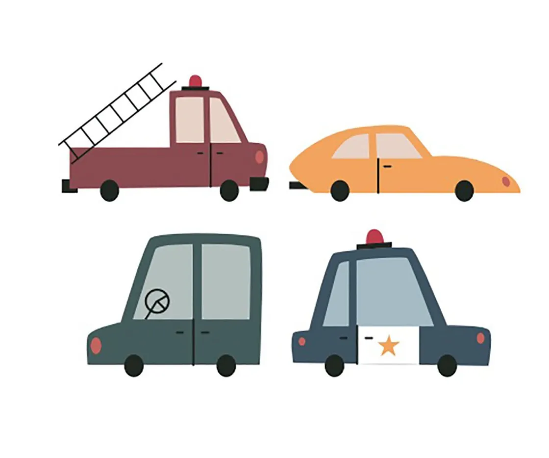 Tutete Mochila Mini Fashion Gris Personalizada Vintage Cars