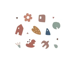 Tutete Mochila Mini Fashion Rosa Personalizada Geometric Nature